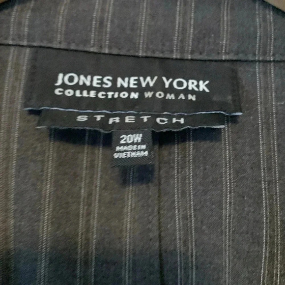 JNY lightweight grey pantsuit 20W/16W - Picture 3 of 16